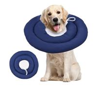 EBTOOLS Collier de Récupération pour Animaux de Compagnie -, Cône Chien pour Le Confort et la Guérison, adapté aux Petits, Moyens et Grands Animaux Compagnie (Diamètre 25 cm)