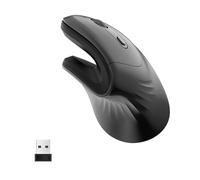 EBTOOLS Conception Ergonomique Rechargeable Verticale avec 6 Boutons et Silencieux pour Office & Gaming - Compatible avec // (Batterie)