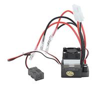 EBTOOLS Contrôleur de Vitesse électronique brossé RC 360A avec Dissipateur de Chaleur et Ventilateur de Refroidissement pour / 10 Robots, Véhicules