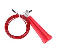 EBTOOLS Corde à Sauter à Sauter, Corde à Sauter à Fil d'acier réglable pour Exercice d'entraînement de Fitness /118,1 Pouces(Rouge)