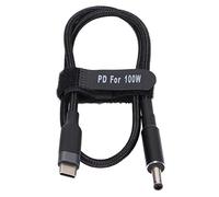 EBTOOLS Cordon d'alimentation pour Ordinateur Portable 100W PD Charge Rapide USB C à 4,5 X 3,0 Mm Câble d'alimentation de la Fiche CC pour la Maison et Voyager (JD0604 (0,5 mètre))