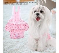 EBTOOLS Coton Pantalon Menstruel Respirant pour Chiens avec Suspense - Taille Moyenne (S)