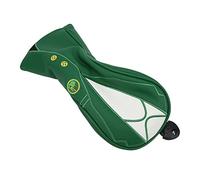 EBTOOLS Couvertures de Tête - Encoline élastique en Cuir PU Premium avec Doublure épaisse Douce et Conception de Veste Verte Unique pour Les Amateurs (Couverture de Poteau en Bois UT)