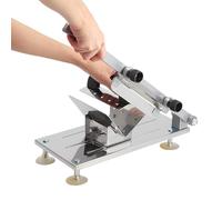 EBTOOLS Cutter de Viande Multifonctionnel pour le Bœuf, le Mouton et les Légumes - Machine de Tranchage du Manuel d'épaisseur, Facile et Conception (Trancheuse multifonctionnelle)