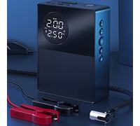 EBTOOLS Démarreur avec Une Batterie de Courant 1000A pour 4,0 L de Gaz et des Moteurs de 2,5 L, Une Banque d'alimentation à LED et Un Pneu de Pneu 150psi (6600mAh)