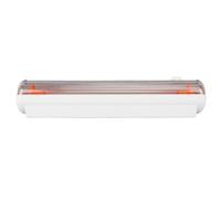 EBTOOLS Dispensateur Enveloppant en Plastique avec Coupeur d'aspiration pour un Film de Boucle et un Stockage de Cuisine - et Brun Convivial (BROWN)