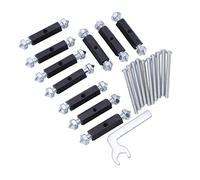 EBTOOLS Dispositif de Réparation de Cassettes pour Boîte électrique Murale, Outil d'installation Rapide avec Accessoires Complets, Idéal pour la Réparation de la Boîte de Jonction de 118 (Tige de