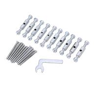 EBTOOLS Dispositif de Réparation de Cassettes pour Boîte électrique Murale, Outil d'installation Rapide avec Accessoires Complets, Idéal pour la Réparation de la Boîte de Jonction de 118 (Tige de