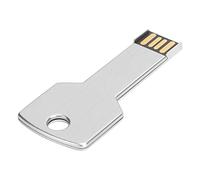 EBTOOLS Disque Flash USB Forme clé 64 Go Disque Mémoire à Grande Vitesse pour l'utilisation de l'ordinateur et de la Voiture, Option Cool en Argent (32GB)