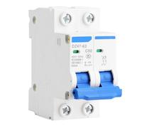 EBTOOLS DZ47? 63 Disjoncteur de Circuit Miniature - Fuite 400VAC pour l'énergie Solaire et Les Systèmes CC (50A)
