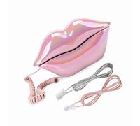 EBTOOLS Electroplaste Funny Lip Téléphone WX-3016 Appelant de Conception Unique avec Une Fonction de Stockage de Nombres et Un Décor d'accueil