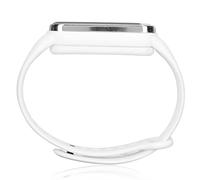 EBTOOLS Élégante Montre Numérique LED pour Les Hommes et Les Femmes, 12/24 Heures sur la Poigne électronique Rechargeable avec Une Sangle Confortable, Blanc (White)