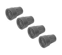 EBTOOLS Embout de béquille en caoutchouc 4 pièces en caoutchouc canne pointe ensemble professionnel remplacement aisselles