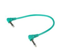 EBTOOLS Ensemble de 6 Câbles de Patch de Guitare Inclinés Colorés pour les Pédales d'effet - et les Connexions