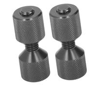 EBTOOLS Ensemble de Broches d'alignement de la Bride 2PCS - Aluminium anodisé? / 8 Pouces de Trous Doubles pour les Brides de 0,5 à 14 Pouces 150 Lb, Portables et (BLACK)