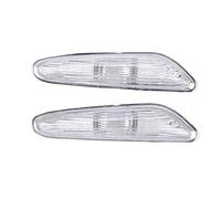 EBTOOLS Ensemble de feux de position latéraux, abat-jour de clignotant de clignotant latéral gauche et droit pour E90/E91/E92/E93 2006-2011(transparent)