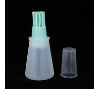 EBTOOLS Ensemble de Pinceau BBQ en Silicone de Haute Chauffage de 2PCS avec Conception de Scellage pour l'huile, le Miel et les Sauces en Vert (Vert nordique)