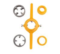 EBTOOLS Ensemble d'outils PVC Thread Maker - 3 Matrices NPT Pipe Thread Manual Hand Tool pour un Filetage PVC Facile et Fiable