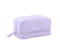 EBTOOLS Étui à Crayon Mignon de Grande capacité avec Fermeture à Glissière Facile à Multicouche pour le Stockage de Bureau d'école Élèves et Artistes Idéaux (PURPLE)