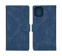EBTOOLS Étui de Portefeuille en Cuir PU Rouge de Luxe pour 13 avec Boucle Magnétique et Emplacements de Cartes (Blue)