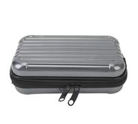 EBTOOLS Étui de Transport Dur pour 3 avec Plateau Intérieur Détachable et Fermeture à Glissière Double - Sac de Rangement Portable pour Les Voyages et la Photographie (Grey)