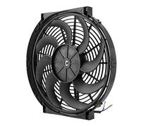 EBTOOLS Fan de Refroidissement électrique de 14 Pouces 90W avec Kit de Montage - Conception Légère et Ultra-mince pour les Applications de Voitures Universelles