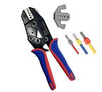EBTOOLS Fiche de Serre à Cliquet Multifonctionnel 0,25-10 ² pour les Bornes de Ferule, Câble Isolée-bêtises
