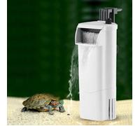 EBTOOLS Filtre de réservoir de tortue 3 en 1 réservoir de tortue d'eau peu profonde aquarium cascade pompe de filtre muet