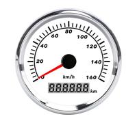 EBTOOLS Gauge du Compteur de Vitesse avec écran rétroéclairé en 7 Couleurs, Compteur de Vitesse Numérique IP67 85 Mm pour Bateaux, Yachts, VR, Camions et Motos