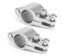 EBTOOLS Glissière supérieure de la mâchoire 2Pcs, montage de matériel de bateau de bride de Bimini d'acier inoxydable pour les yachts commerciaux gonflables(22mm)