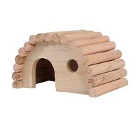 EBTOOLS Hamster en Bois Lit Arc Petit Animal Maison Confortable, pour Hamsters, Gerbilles et Autres Petits Animaux de Compagnie