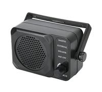 EBTOOLS Haut-Parleur Externe Portable 3,5 Mm 3W avec Interrupteur de Bruit pour la Radio CB et à Usage Mobile