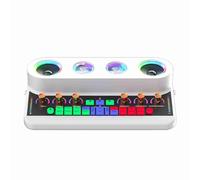 EBTOOLS Haut-parleur Multifonctionnel de la Carte Son avec, Machine de karaoké Rechargeable pour le Streaming, l'enregistrement et la Diffusion en Direct - Portable et Puissant (W-1)