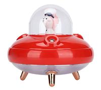 EBTOOLS Humidificateur Mignon 400 Ml Double Buses Humidificateur Brume Cool pour la Chambre de Voyage de Voyage de Bureau avec Blanc Clair coloré (rouge)
