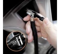 EBTOOLS Inflateur de Pneu Numérique 12V DC Portable avec Lumière LED et Jauge de Pression pour la Voiture, Les Balles Sportives et Les Gonflables