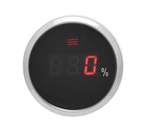 EBTOOLS Jauge de réservoir d'eau de voiture 12 V/24 V, compteur de niveau d'eau de 52 mm, affichage numérique intelligent, étanche