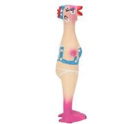 EBTOOLS Jouet de Poulet de Poulet coupé Interactif Morsure de Latex de Latex de Dents Broyant Le Jouet Peint à la Main pour Le Plaisir et la santé (#2)