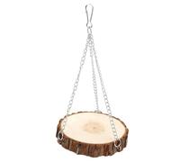 EBTOOLS Jouet Swing Portable pour Animaux de Compagnie en Bois pour Perroquets et Hamsters - Sûr et Petite Taille pour Un Plaisir sans Fin (Grande Taille)