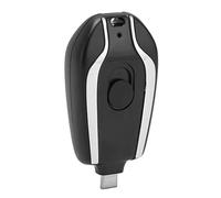 EBTOOLS Keychain Portable 1500mAh Banque d'alimentation d'urgence pour Un Indicateur de Charge Rapide et LED, (Black)