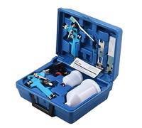 EBTOOLS Kit de Pulvérisation HVLP Feed - Small & Grand Paint Pulporping avec 125 ML et 600 ML de Tasses, 4 Buses de Pulvérisation pour Réparation de Voitures, Bricolage et Peinture de Meubles