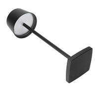 EBTOOLS Lampe de Bureau à LED élégante avec Contrôle Tactile, Charge USB et Lumière Blanche Chaude Dimmable pour la Chambre, Le Salon et Le Bureau (Black)