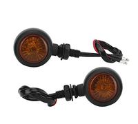 EBTOOLS Lampe de Direction de Moto, Paire de Clignotants de Moto Vintage pour Clignotant de Moto avec des Performances Stables