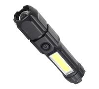 EBTOOLS Lampe de Poche à Double Lumière, USB, Lampe de Mise au Point Télescopique de Grande luminosité USB pour les Activités de Plein Air, le Design pour le Camping et la Pêche