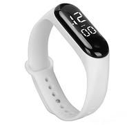 EBTOOLS LED Digital Sports Watch avec Rubber Band pour Hommes, Femmes, Garçons et Filles - Idéal pour Les Activités de Plein Air