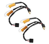 EBTOOLS LED résistance de charge 12 V 2 pièces LED décodeur résistance de charge phare de voiture clignotant faisceau de câblage sans erreur pour H4