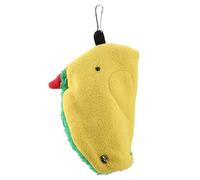 EBTOOLS Lit de Tente Suspendu à Oiseaux en Peluche, Jouet de Hamac Confortable avec Barre de Support en Bois pour Oiseaux pour Animaux de Compagnie