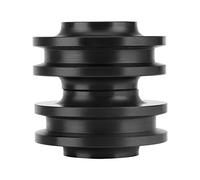 EBTOOLS Lot de 2 roues de porte de grange coulissantes - Matériel de placard - Poulie de fenêtre - Utilisation domestique avec caractéristiques stables