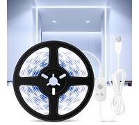 EBTOOLS Lumière LED Dimmable USB avec Capteur de Mouvement PIR, 4m 240eds pour la Télévision, la Cuisine et la Décoration Intérieure - Options de luminosité et de Couleurs Personnalisables (#3)