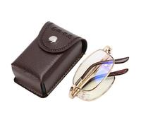 EBTOOLS Lunettes presbytes Lunettes de lecture presbytes pliantes anti-lumière bleue anti-fatigue pour hommes et femmes (+ cadre