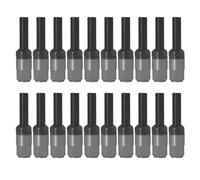 EBTOOLS M14X1.5 Cone LUG S 45 Mm Shank 7 Mm Hex Wheel Accessoires pour la Voiture Iversale (Gray)